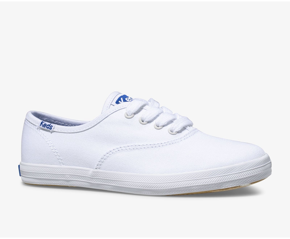 Kids Keds Sneakers - Champion CVO - White - 8705-ZVCLW